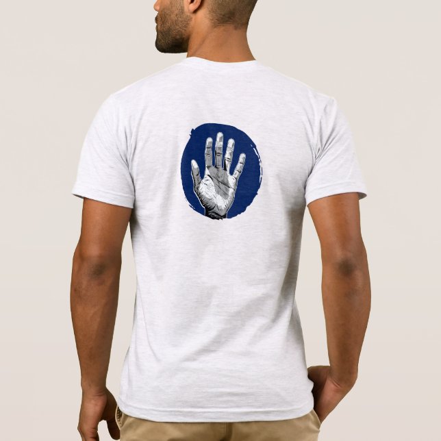 T-shirt Logo Main Rugueuse d'Alpiniste (Dos)