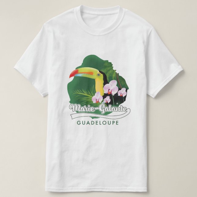 T-shirt Logo Marie Galante Guadeloupe (Design devant)