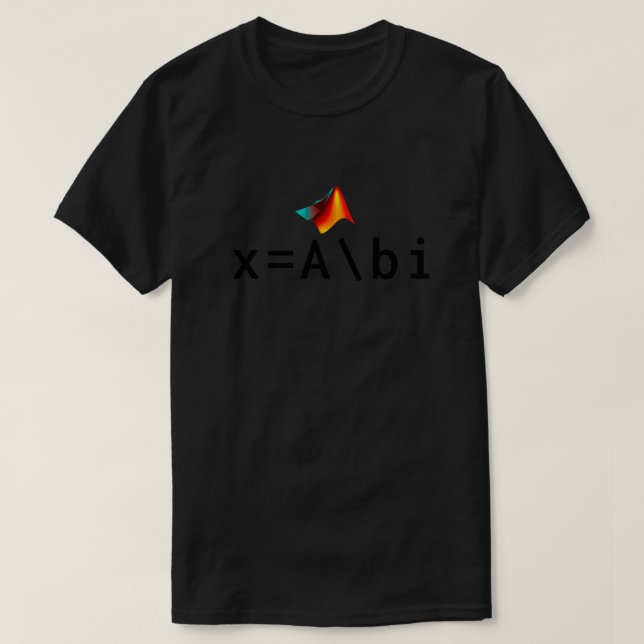 T-shirt logo matlab (Design devant)