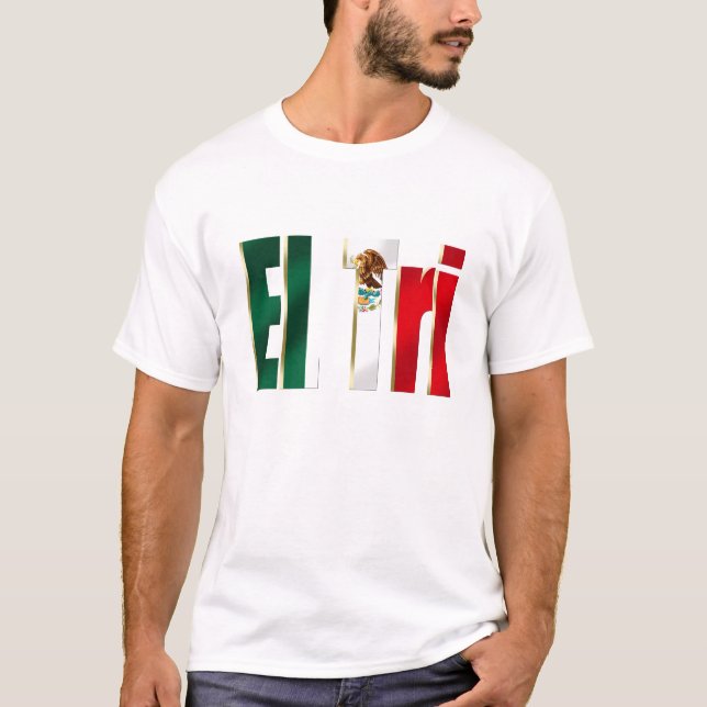 T-shirt Logo mexicain de fierté de tri Mexique football du (Devant)