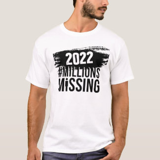 T-shirt Logo #MillionsMissing 2022 avec logo #MEAction