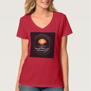 T-shirt Logo minimaliste Montabeach - Ocean Wave Design