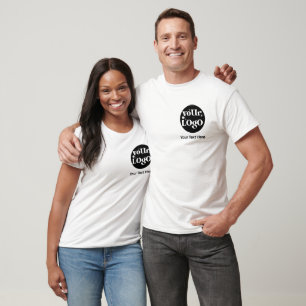 T-shirt Logo minimaliste personnalisé et entreprise de tex