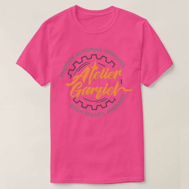 T-shirt Logo moderne de l'Atalier Garfiel (Design devant)