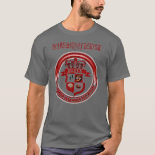T-shirt logo mort d'université de rat