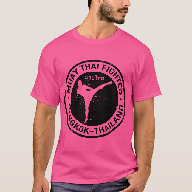 T-shirt Logo Muay Thai (Noir) (Devant)