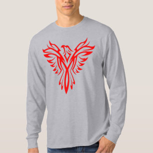 T-shirt Logo Mythique Phoenix Bird Rising (Rouge)