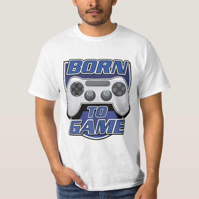 T-shirt Logo Né Au Jeu (Devant)