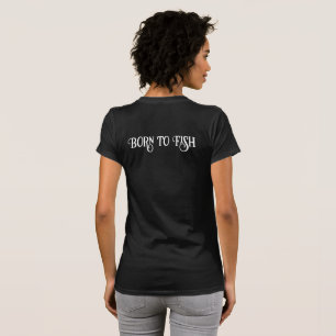 T-shirt Logo Né pour pêcher Dri Fit Pêche