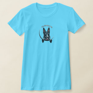 T-shirt Logo noir du berger allemand IAAM