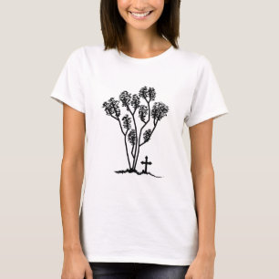 T-shirt Logo noir et blanc du bébé des femmes - chemise