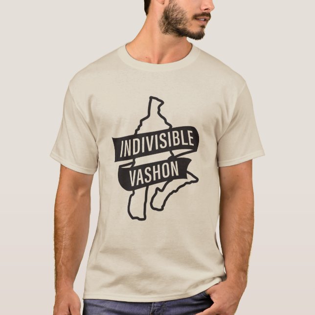 T-shirt Logo noir Vashon indivisible (chemises légères) (Devant)