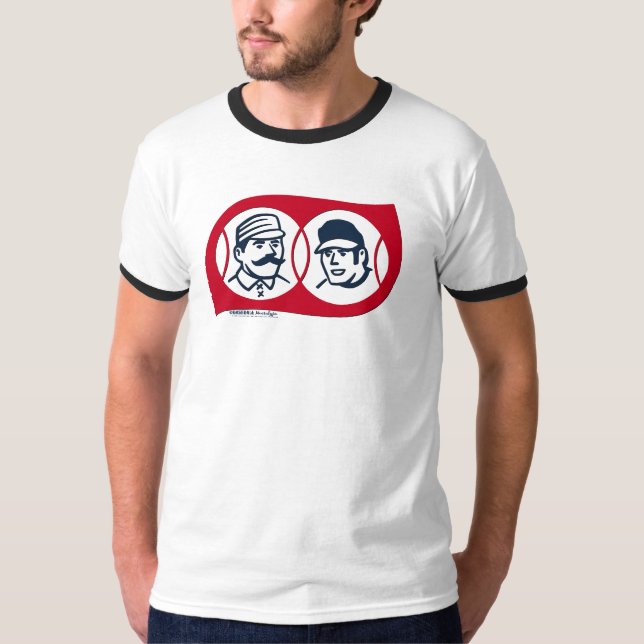 T-shirt Logo Nostalgie de Baseball de Bob Laughlin (Devant)