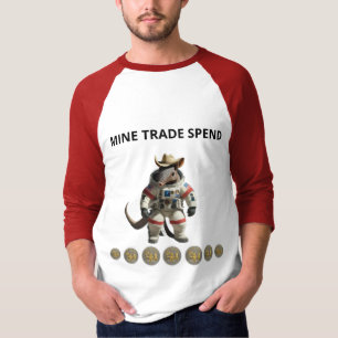 T-shirt Logo officiel de TexitCoin et tatou