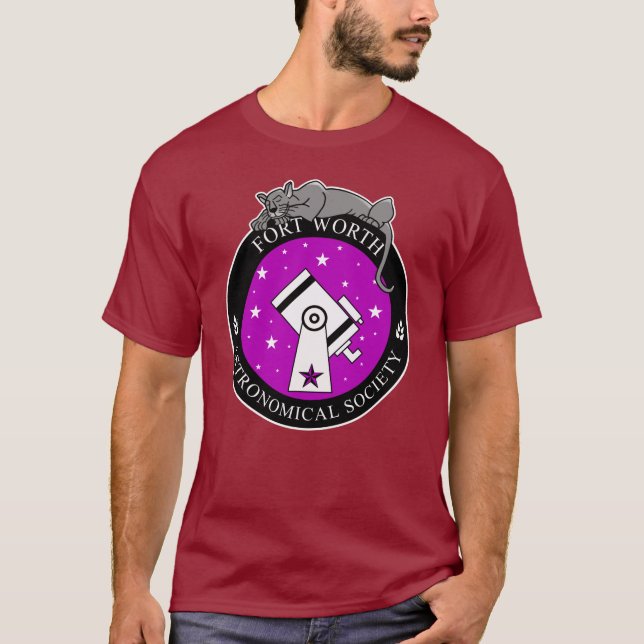 T-shirt Logo officiel des hommes Chemise Maroon (Devant)
