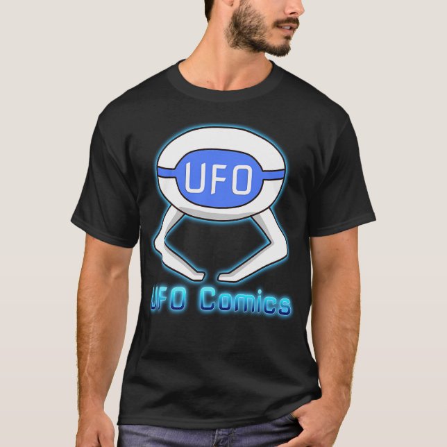 T-shirt Logo Og de Ufo Comics (Devant)