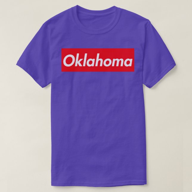 T-SHIRT LOGO OKLAHOMA SUPER USA (Design devant)