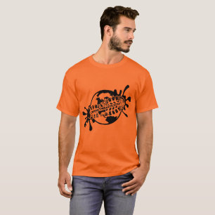 T-shirt Logo orange T de sécurité de WorkTheEarth