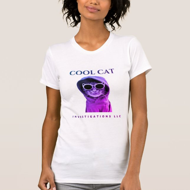 T-shirt Logo original Cool Chat - gradient de raisin (Devant)