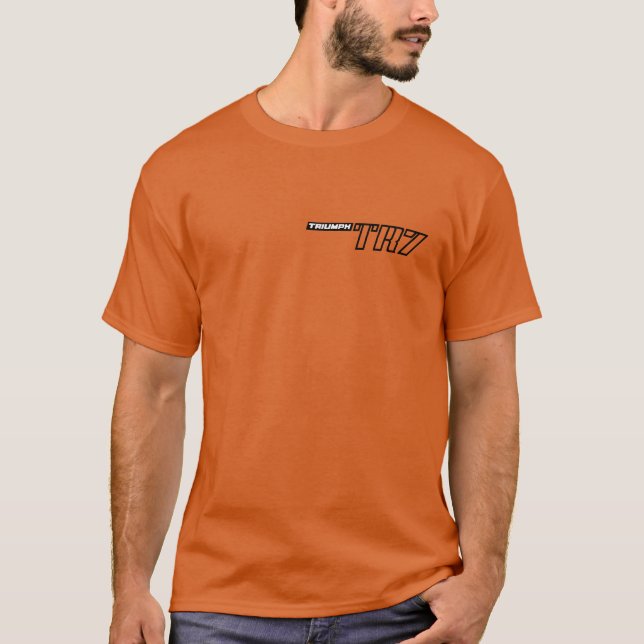 T-shirt Logo original Triumph TR7  (Devant)