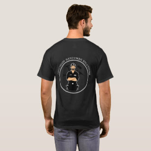 T-shirt logo personnalisé construction bricoleur moderne