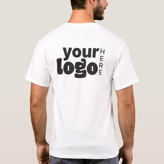 T-shirt Logo personnalisé de l'entreprise Employé de marqu (Dos)