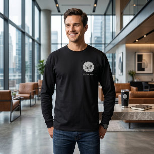 T-shirt Logo personnalisé et nom de l'entreprise Hommes mo