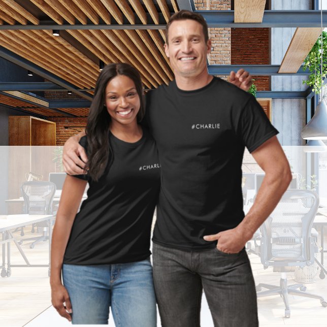 T-shirt Logo personnalisé | Personnel de l'entreprise (Créateur téléchargé)