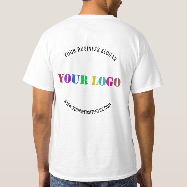 T-shirt Logo Personnalisé Promotionnel Business (Dos)