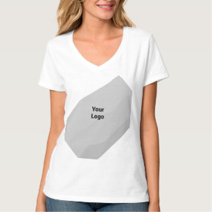 T-shirt Logo personnalisé simple et élégant ici