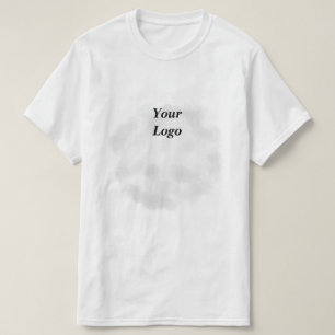 T-shirt Logo personnalisé simple et élégant ici société