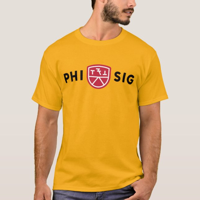 T-shirt Logo Phi Sigma Kappa (Devant)
