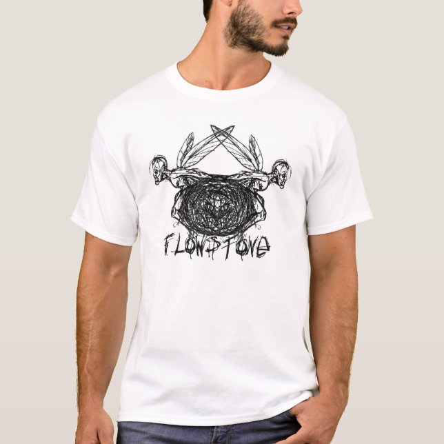 T-shirt Logo Pixies Graphiques Flowstone (Devant)