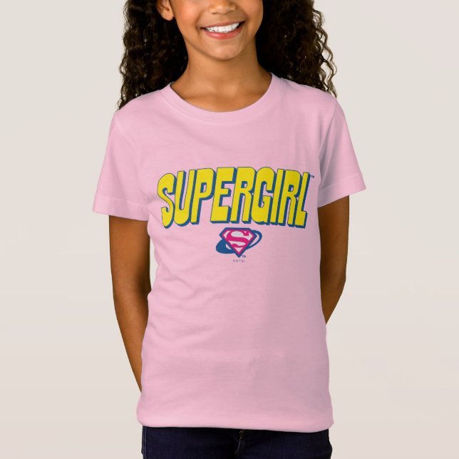 T-Shirt Logo Pop Supergirl (Devant)