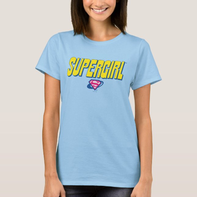 T-shirt Logo Pop Supergirl (Devant)