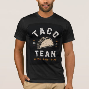 T-shirt 🌮 Logo pour l'équipe du restaurant mexicain Taco