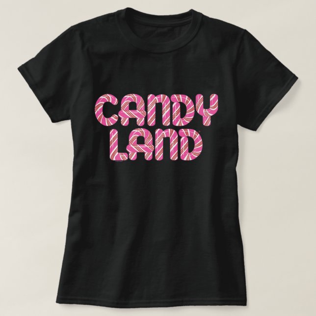 T-shirt Logo Premium de Candy Land Retro 90's (Design devant)