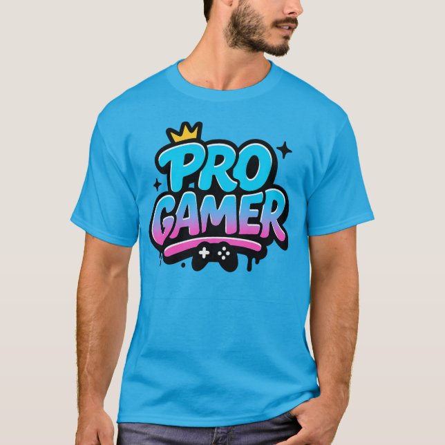 T-shirt Logo PRO GAMER Graffiti (Devant)