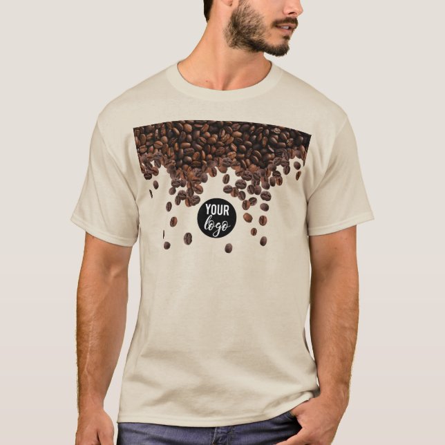 T-shirt Logo Professionnel de Café Beans (Devant)