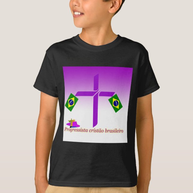 T-shirt Logo Progressista Cristão brasileiro (Devant)