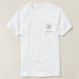 T-shirt Logo promotionnel personnalisé - Pas de commande m