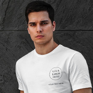 T-shirt Logo promotionnel personnalisé - Pas de commande m