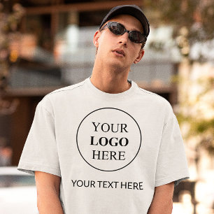 T-shirt Logo promotionnel personnalisé - Pas de commande m