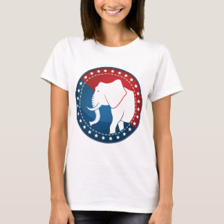 T-shirt Logo républicain d'éléphant