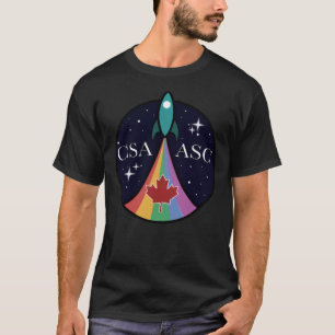 T-shirt Logo rétro de l'Agence spatiale canadienne T-shir