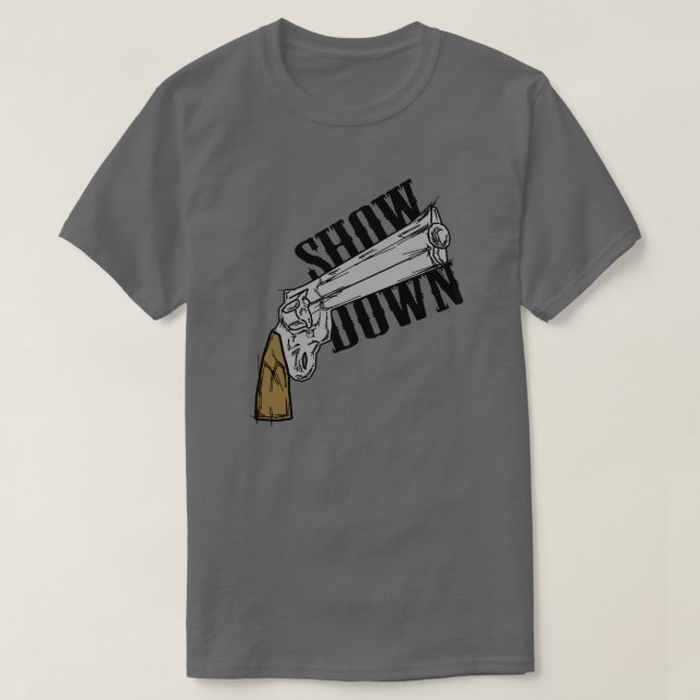 T-Shirt Logo Revolver Showdown (Design devant)