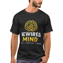 T-Shirt Logo Rewired Mind — Confiance & Mentalité