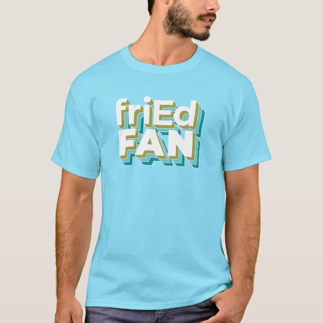 T-shirt Logo riEdFan en Turquoise (Devant)