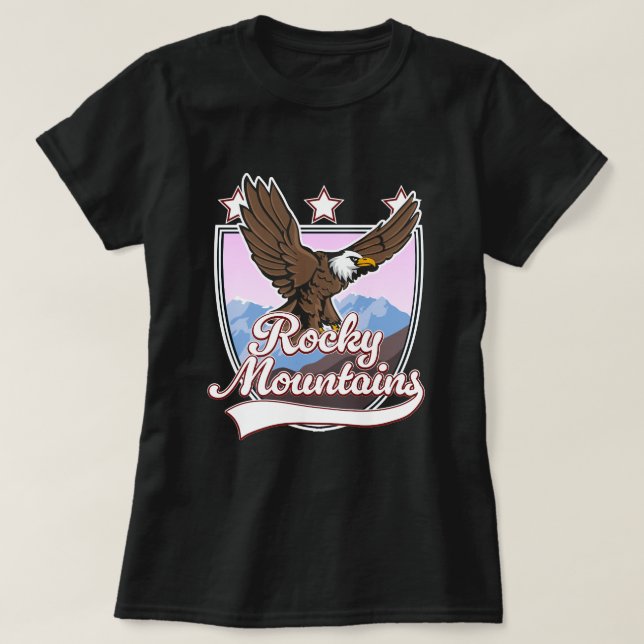 T-shirt Logo Rocky Mountains (Design devant)