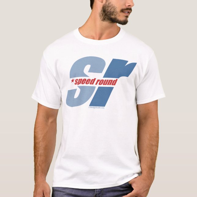 T-shirt Logo rond 2010 de vitesse (Devant)